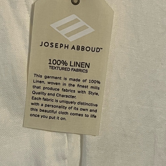 NWT Joseph Abboud 100% linen pants sz 38/32 - Picture 4 of 5